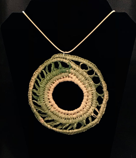 Woven Necklace (Green)