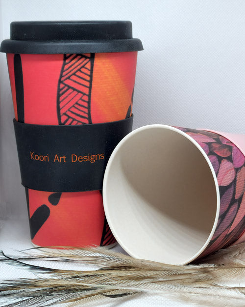 Bamboo Re-useable Coffee Cups.