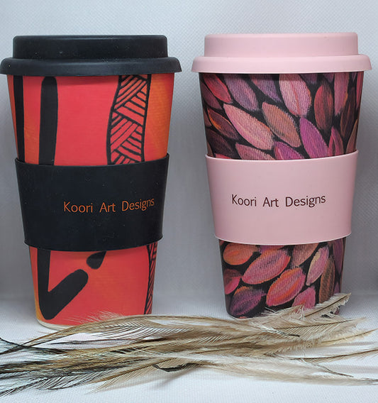 Bamboo Re-useable Coffee Cups.
